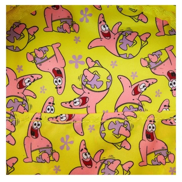 Loungefly- NICKELODEON SpongeBob SquarePants Patrick Star Sequin Backpack - Picture 8 of 10